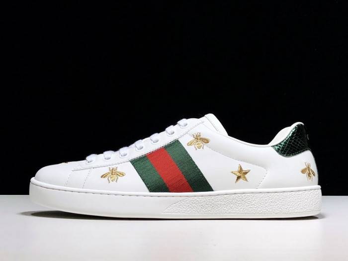 GUCC Ace Embroidered Low-Top Sneaker