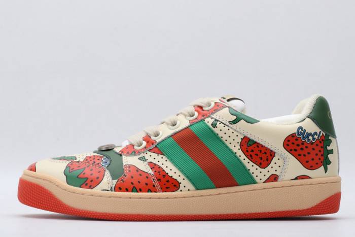 GUCC ACE EMBROIDERED LOW-TOP SNEAKER