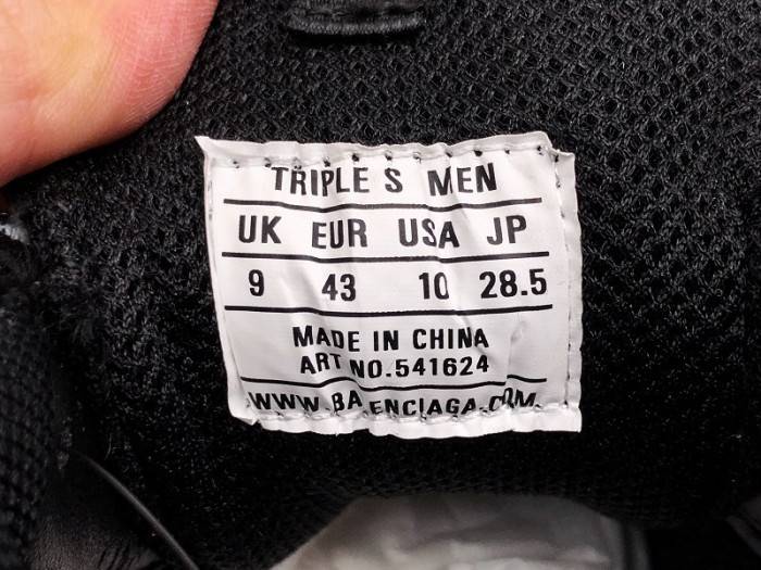 BLCG Sneaker Triple.s.Gomma “Black” 541624 W0901 1000