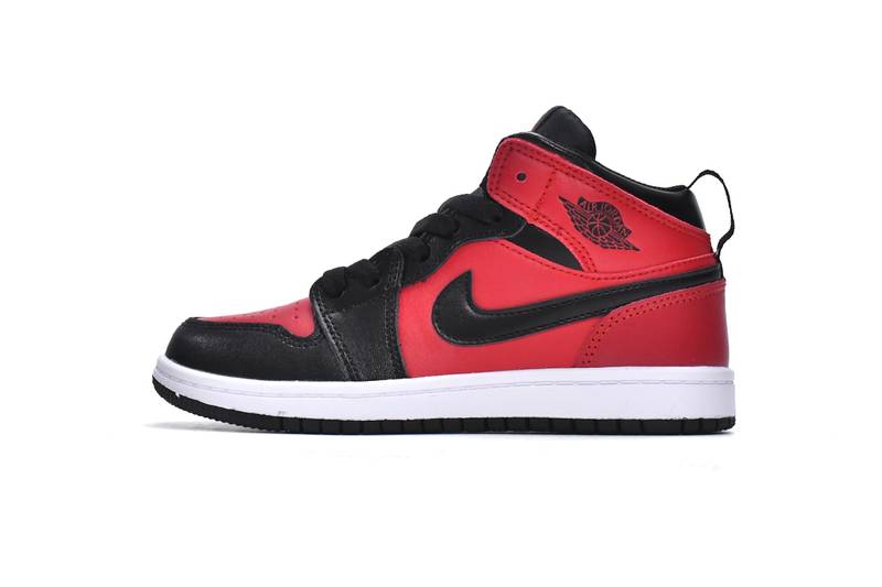 Air  Air Jordan 1 Mid PS Gym Red（Kids）