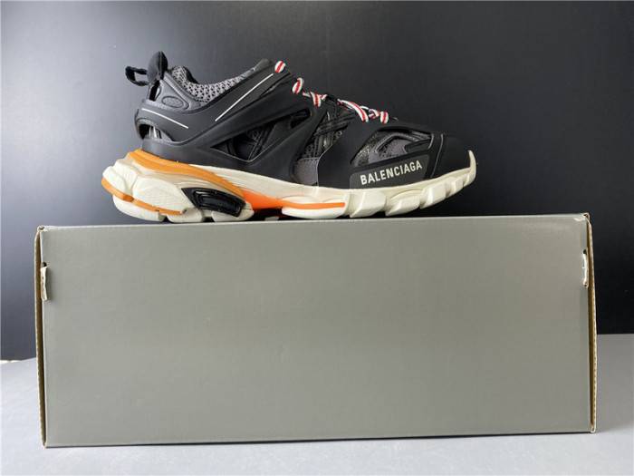BLCG Sneaker Tess.s.Gomma Black White Orange 542436-W1GB7-2019