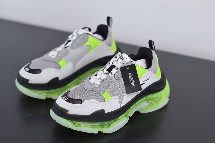 BLCG Sneaker Triple.s.Gomma Grey White Green 541624 W2FR1 8297