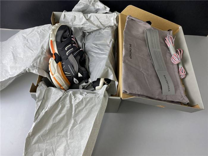 BLCG Sneaker Tess.s.Gomma Black White Orange 542436-W1GB7-2019