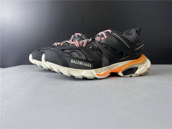 BLCG Sneaker Tess.s.Gomma Black White Orange 542436-W1GB7-2019