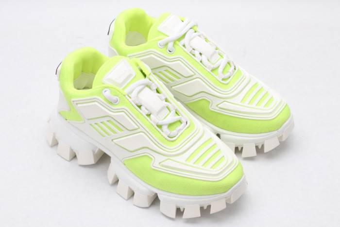 PRA Cloudbust Thunder Knit White And Fluorescence Green