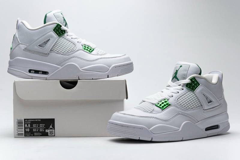 Air Jordan 4 Retro Metallic Green