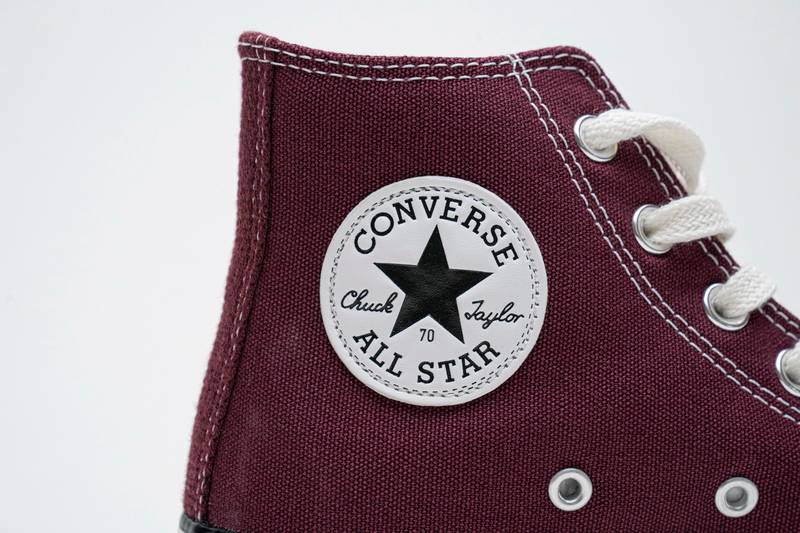 Converse Chuck 70 HI Dark Burgundy Black Egret