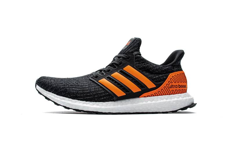 Ultra Boost 4.0 “Core Black/Solar Orange”