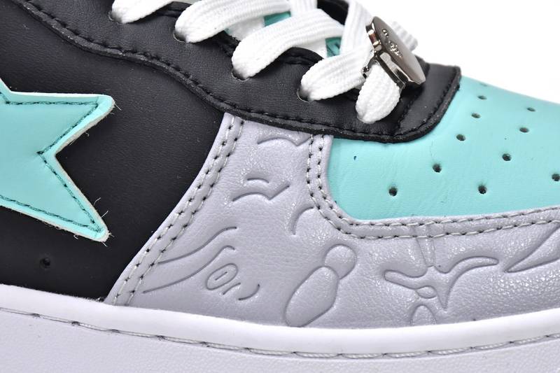 A Bathing Ape Bape Sta Low Grey Black