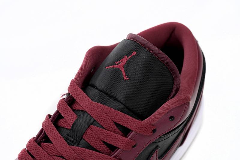 Air Jordan 1 Low Black Dark Beetroot