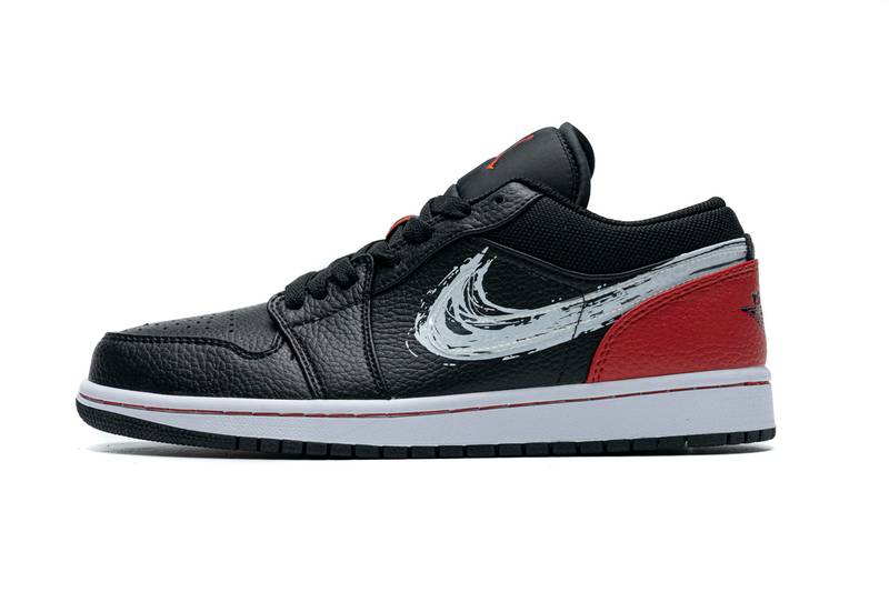 Air Jordan 1 Low Brushstroke Swoosh