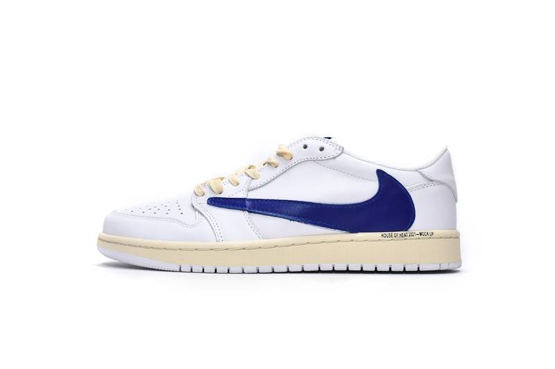 Air Jordan 1 Low White Blue x Travis Scott