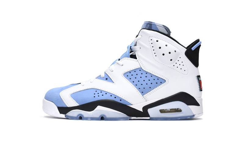 Air Jordan 6 Retro UNC White