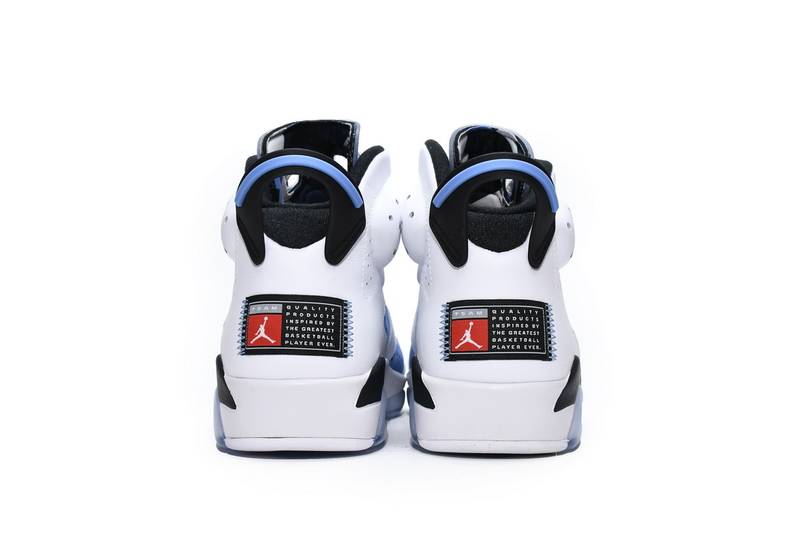 Air Jordan 6 Retro UNC White