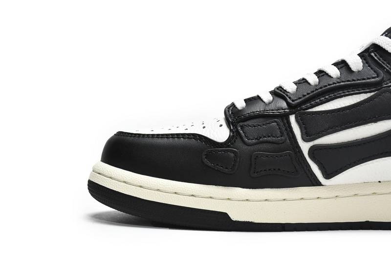 AMIRI Skel Panelled Top Low Black White