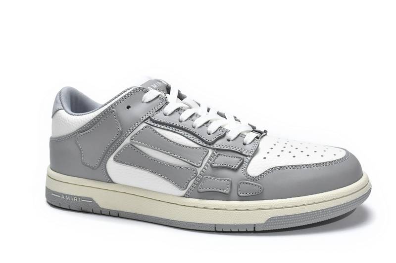 AMIRI Skel Panelled Top Low Whtie Grey