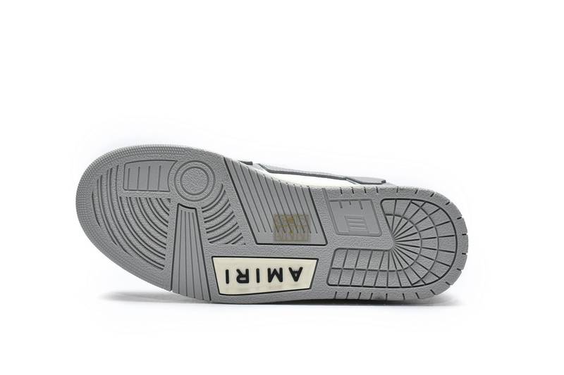 AMIRI Skel Panelled Top Low Whtie Grey