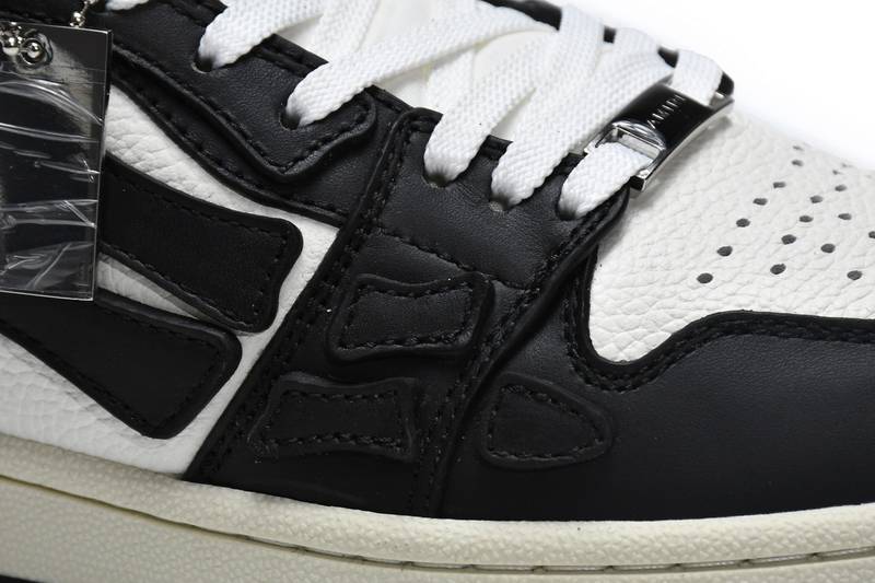 AMIRI Skel Top High Black White