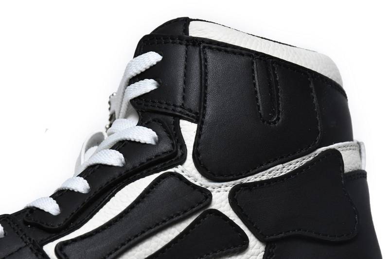 AMIRI Skel Top High Black White