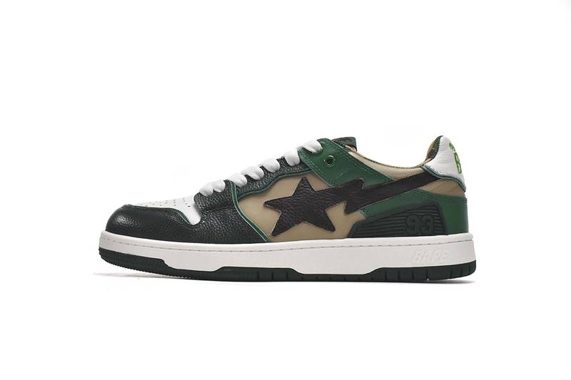 Bape Sk8 Sta Low Castle Peak black green