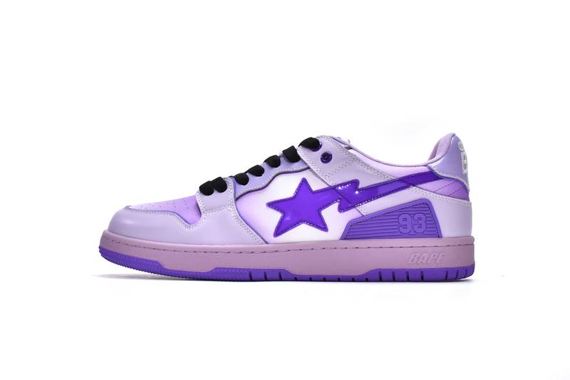 Bape Sk8 Sta Low Gradient purple
