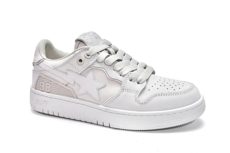 Bape Sk8 Sta Low White