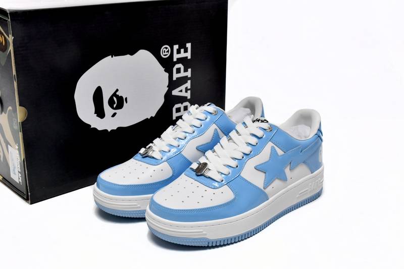 Bape Sk8 Sta Low White Blue