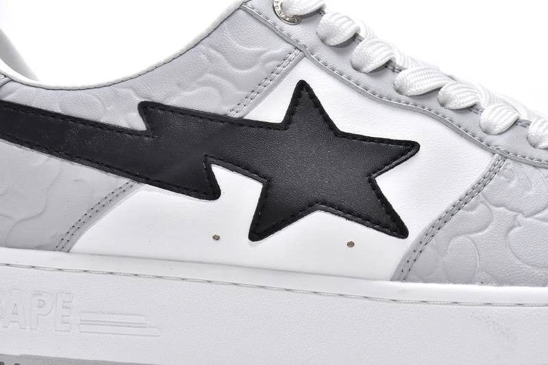 Bape Sk8 Sta Low White grey black