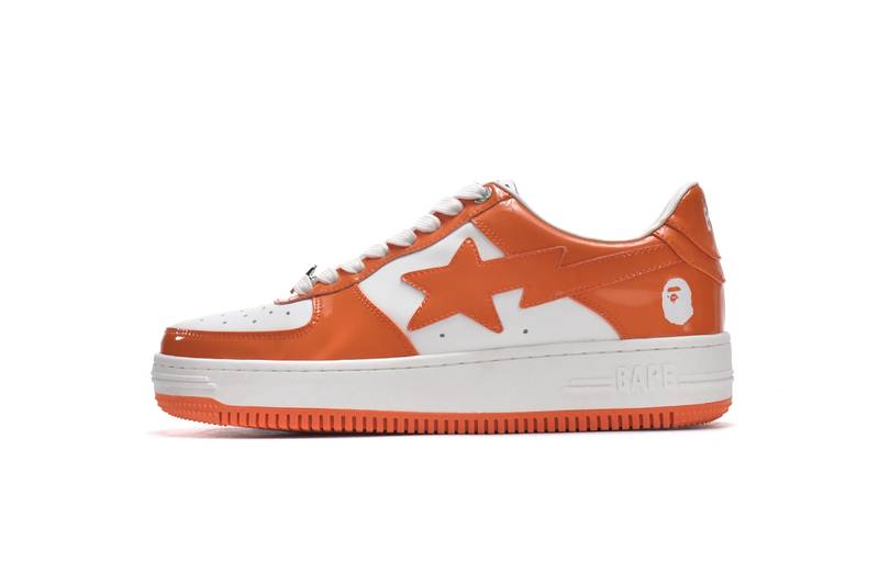 Bape Sk8 Sta Low White Orange