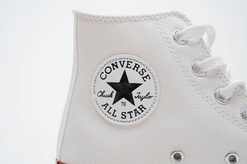 Converse Chuck 70 HI White Garnet Egret