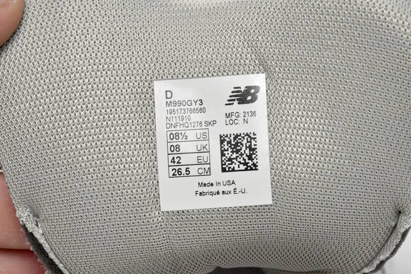 New Balance 990v3 Grey (2019/2021)