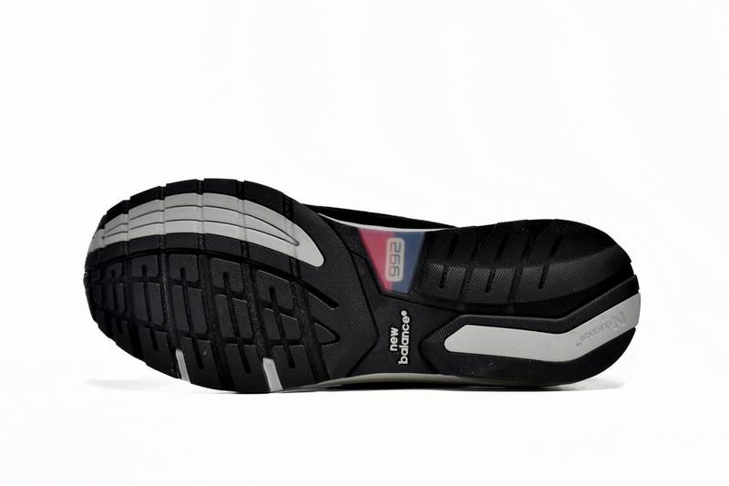 New Balance 992 Black Grey Suede