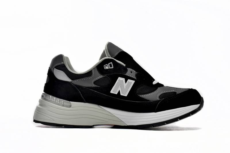 New Balance 992 Black Grey Suede
