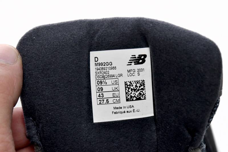 New Balance 992 Navy Grey