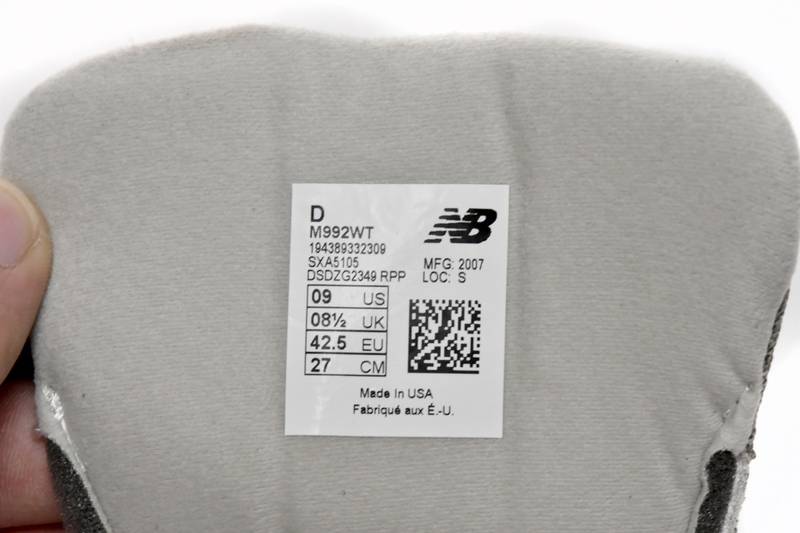 New Balance 992 WTAPS