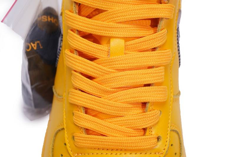 Nike Air Force 1 Low OFF-WHITE University Gold Metallic Silver