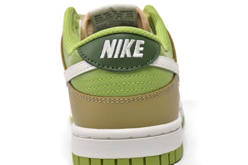 Nike Dunk Low Brown Veail Sail Vivid Green