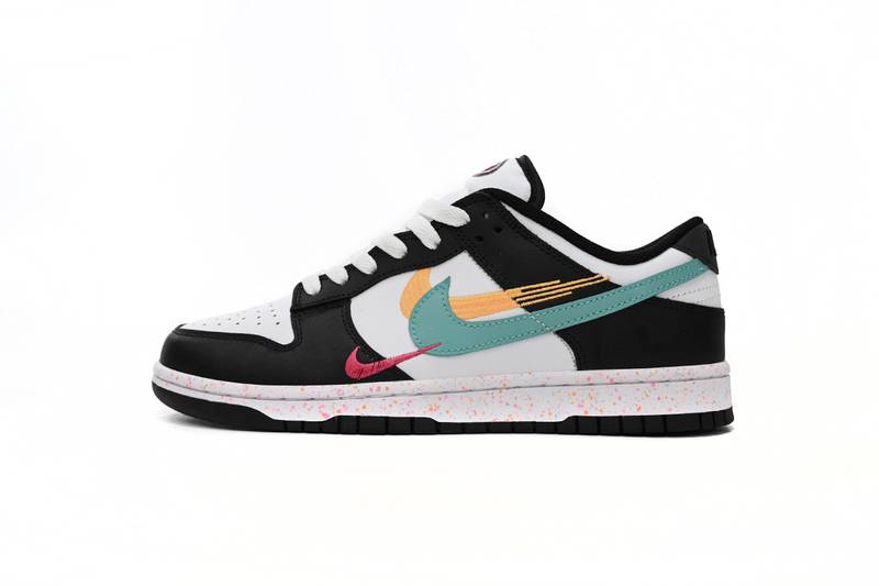 Nike Dunk Low Multiple Swooshes White Washed Teal