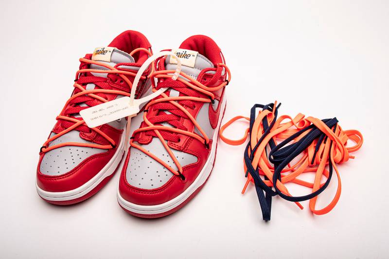 Nike Dunk Low OFF-White University Red