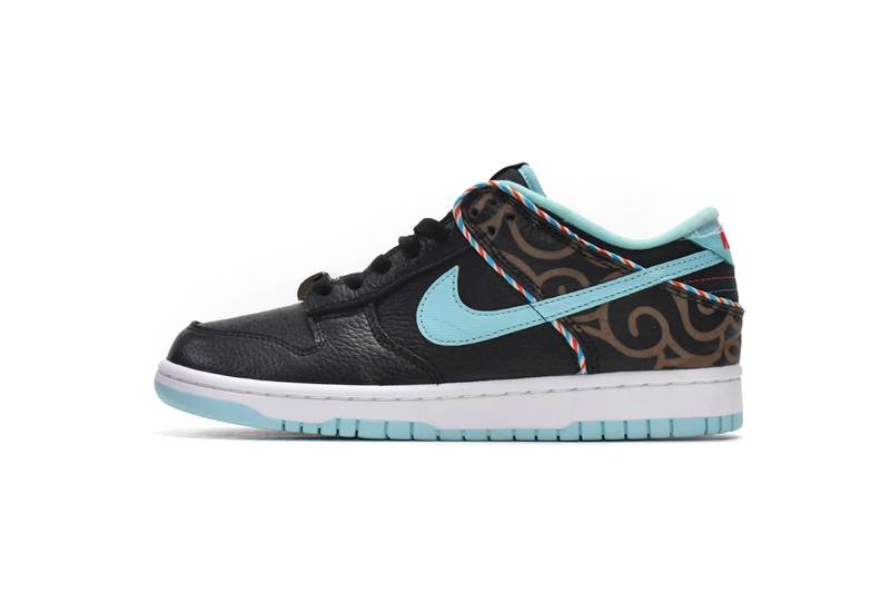 Nike Dunk Low SE Barber Shop Black