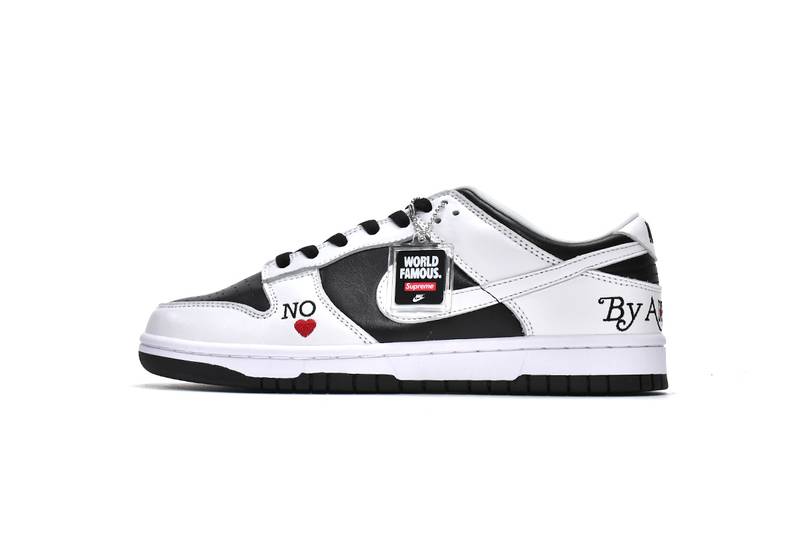 nike dunk low S*p*e black white