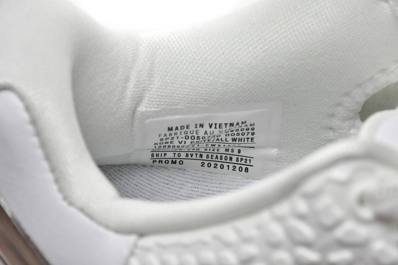 Nike Zoom Kobe 6 PE White