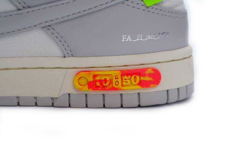 OFF WHITE x Nike Dunk SB Low The 50 NO.10