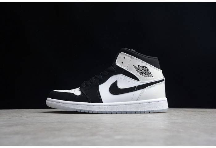 Air Jordan 1 Mid White Black Diamond DH6933-100
