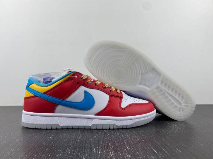 LeBron James x Nike Dunk Low Fruity Pebbles DH8009-600