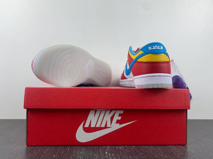 LeBron James x Nike Dunk Low Fruity Pebbles DH8009-600