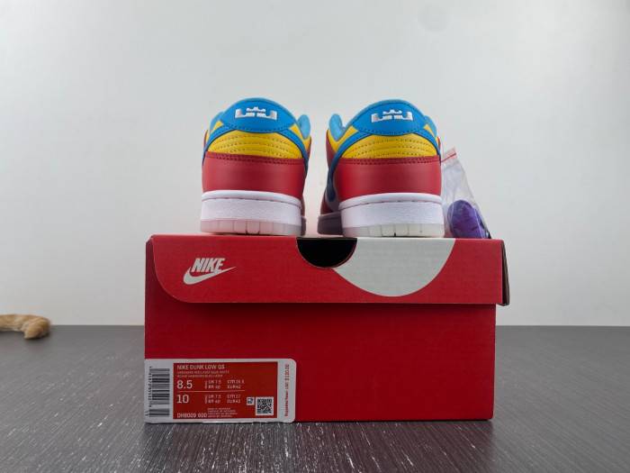 LeBron James x Nike Dunk Low Fruity Pebbles DH8009-600