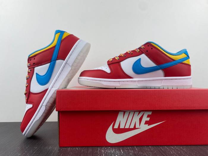 LeBron James x Nike Dunk Low Fruity Pebbles DH8009-600