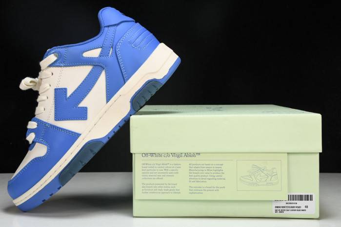 OFF-WHITE OOO Low Tops blue