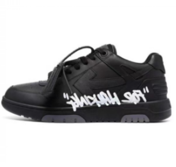 OFF-WHITE Out Of Office “OOO” Low Tops Black 20238311702